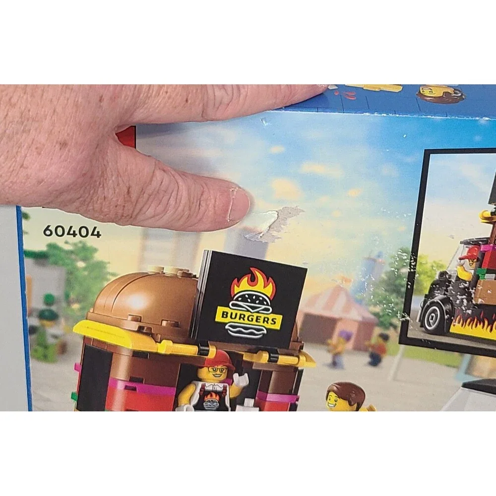 LEGO City Burger Truck 60404 194pcs NIB Factory Sealed Food Truck Fast Food